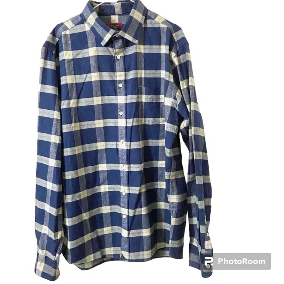 UNTUCKIt Vougeot Flannel Cotton Button Shirt Men’s X-LARGE-TALL LS Plaid. - Picture 1 of 5